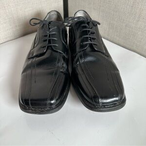 Stacy Adams leather derby shoes Black Size 12